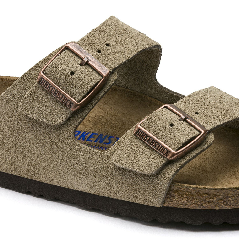 Birkenstock Boston Arizona Soft Footbed Suede Leather