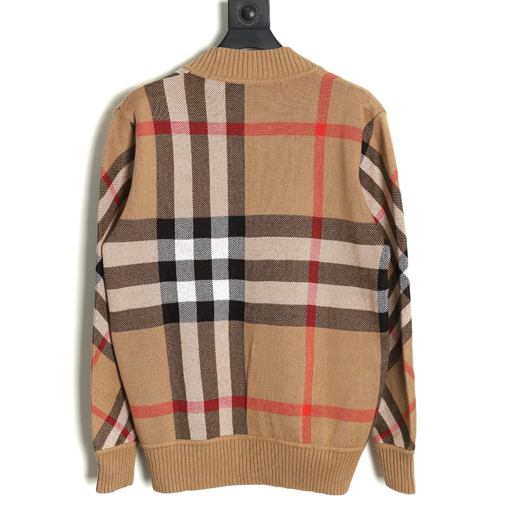 Burberry Classic Check jacquard knit wool cardigan