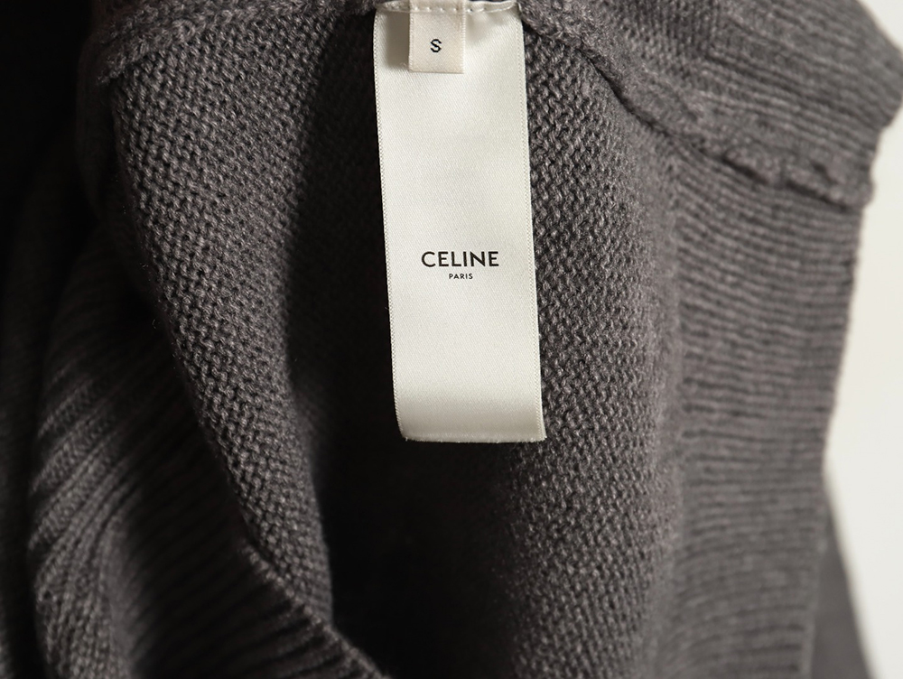 Celine embroidered turtleneck sweater