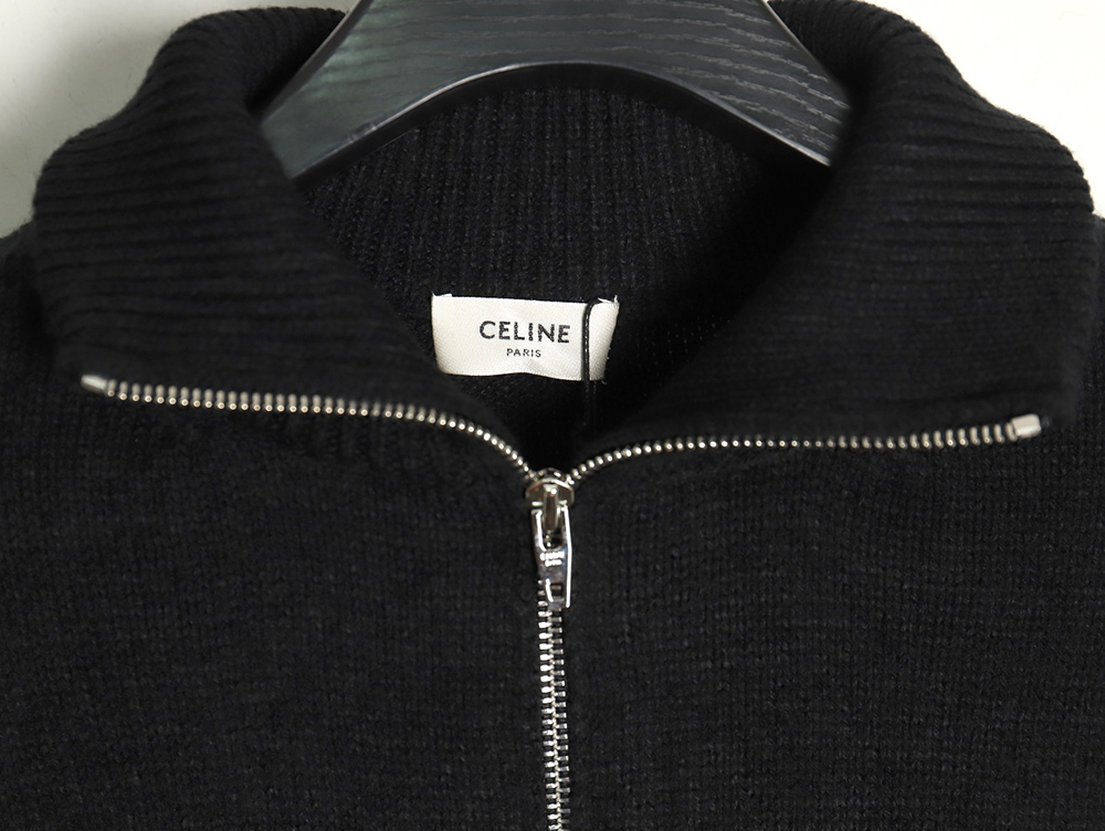 Celine embroidered turtleneck sweater TSK1