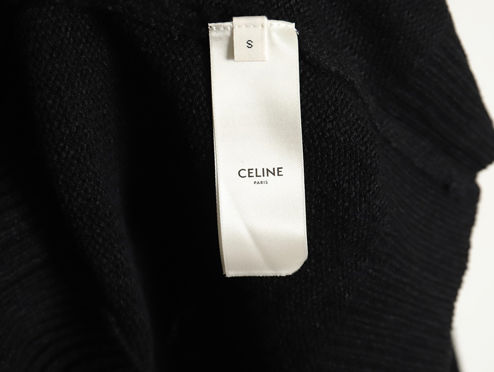 Celine embroidered turtleneck sweater TSK1