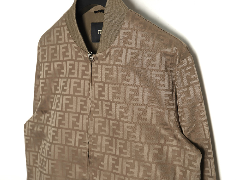 Fendi all over print jacquard jacket