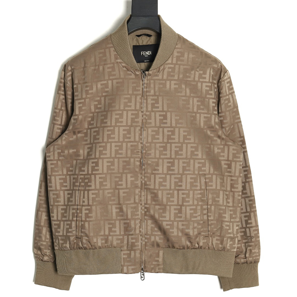 Fendi all over print jacquard jacket