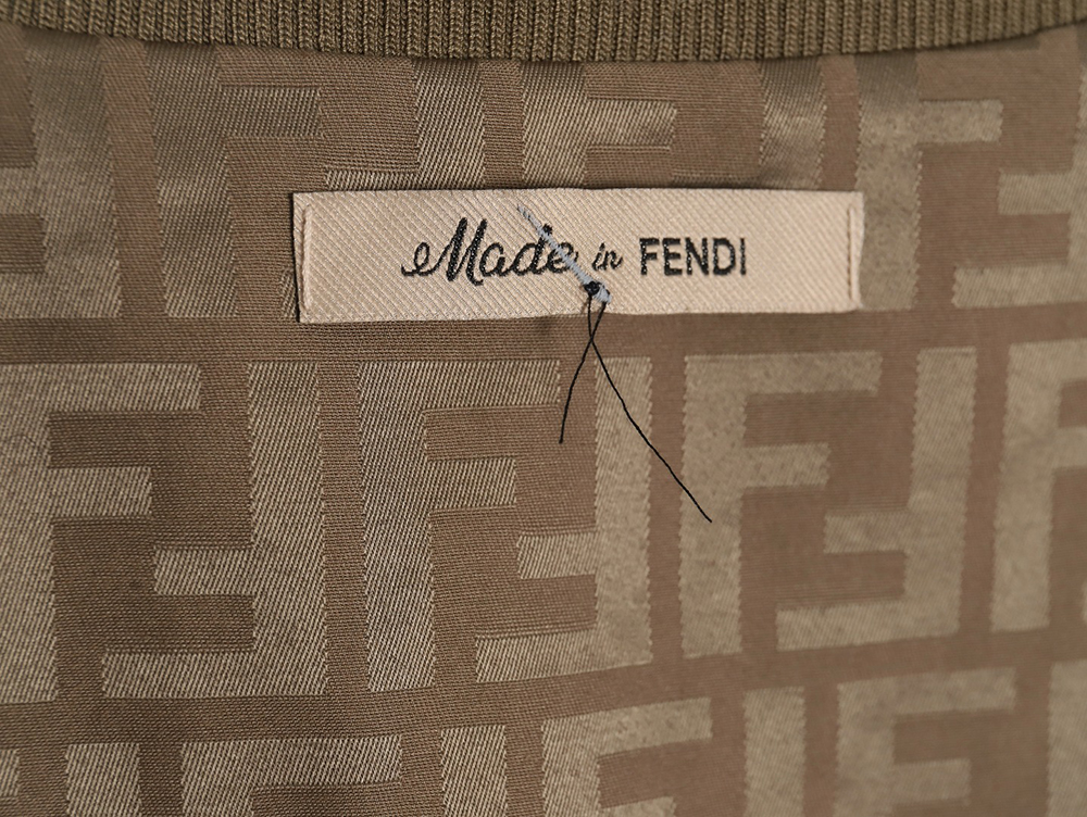 Fendi all over print jacquard jacket