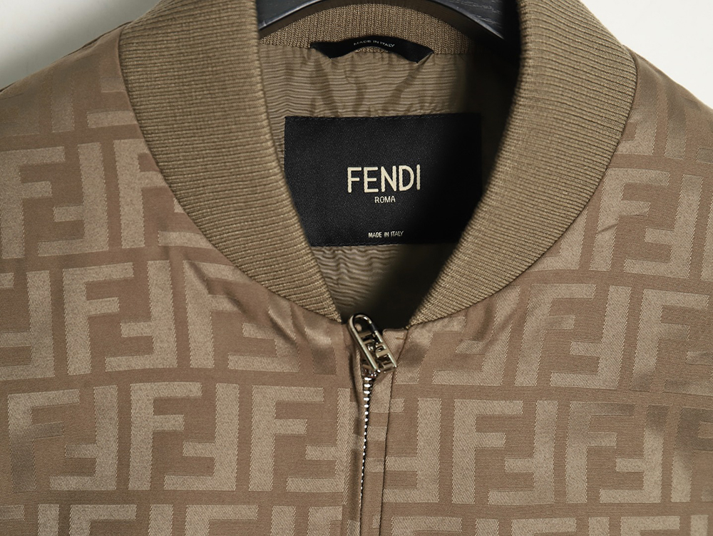 Fendi all over print jacquard jacket