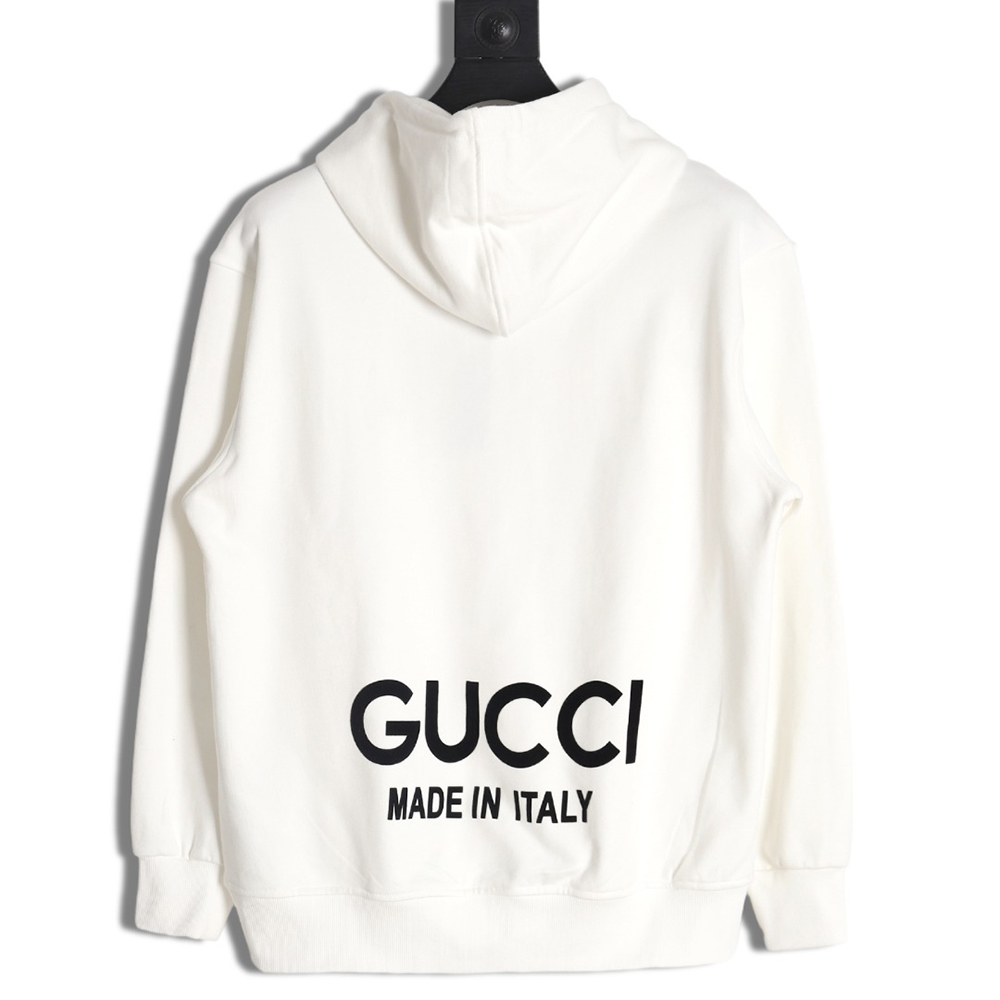 Gucci Back Lettering Hooded Sweatshirt