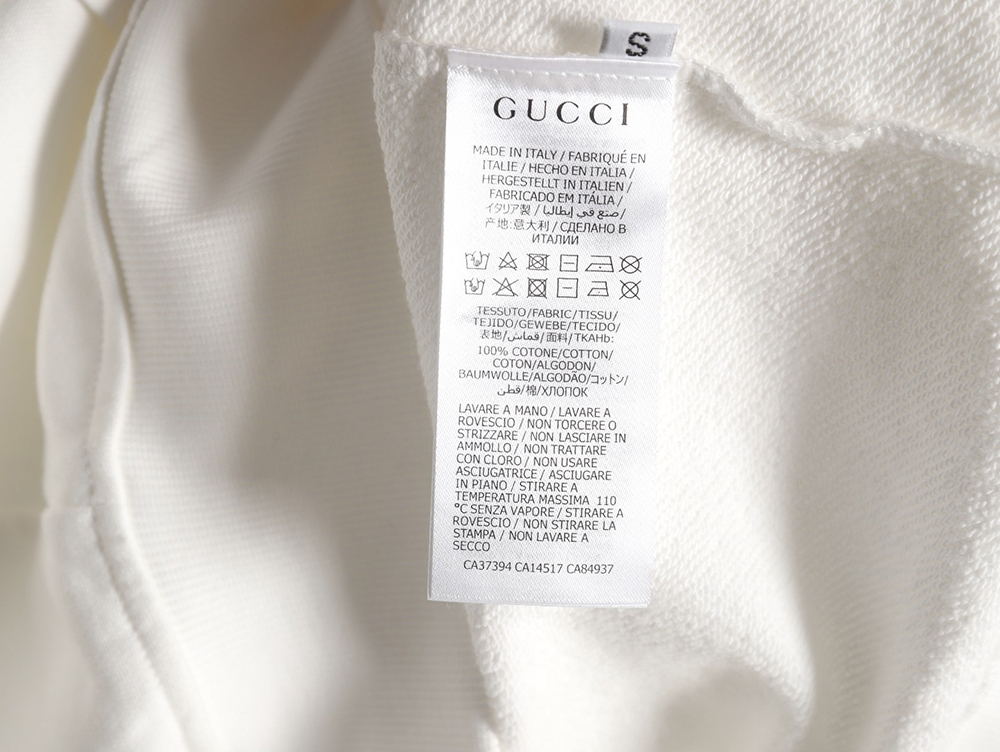 Gucci Back Lettering Hooded Sweatshirt