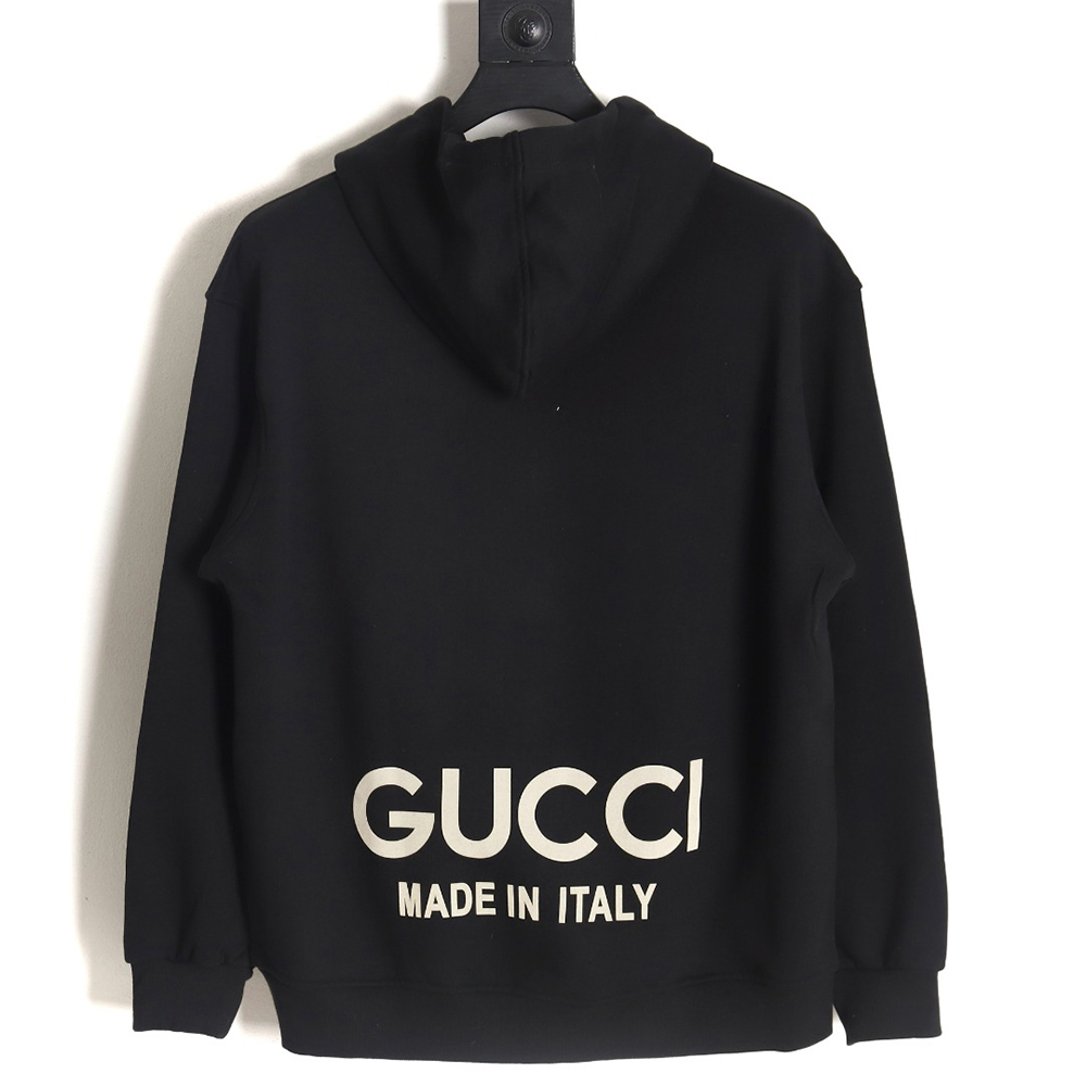 Gucci Back Lettering Hooded Sweatshirt TSK1