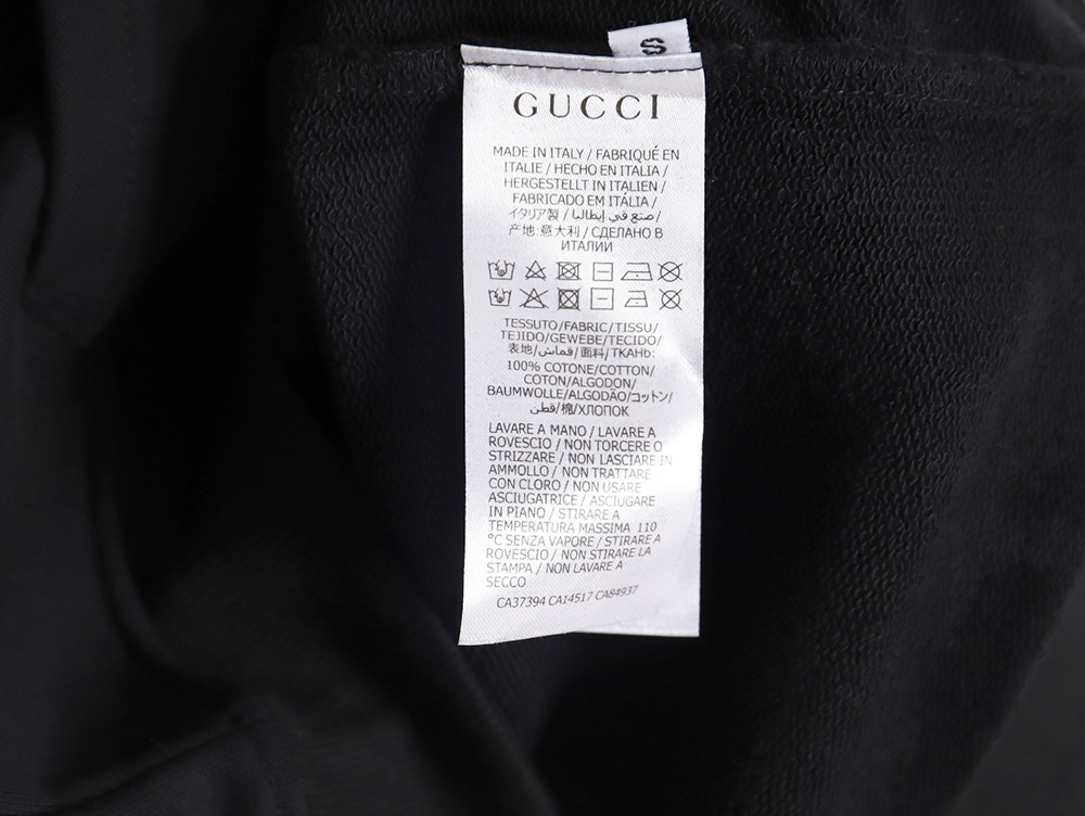 Gucci Back Lettering Hooded Sweatshirt TSK1