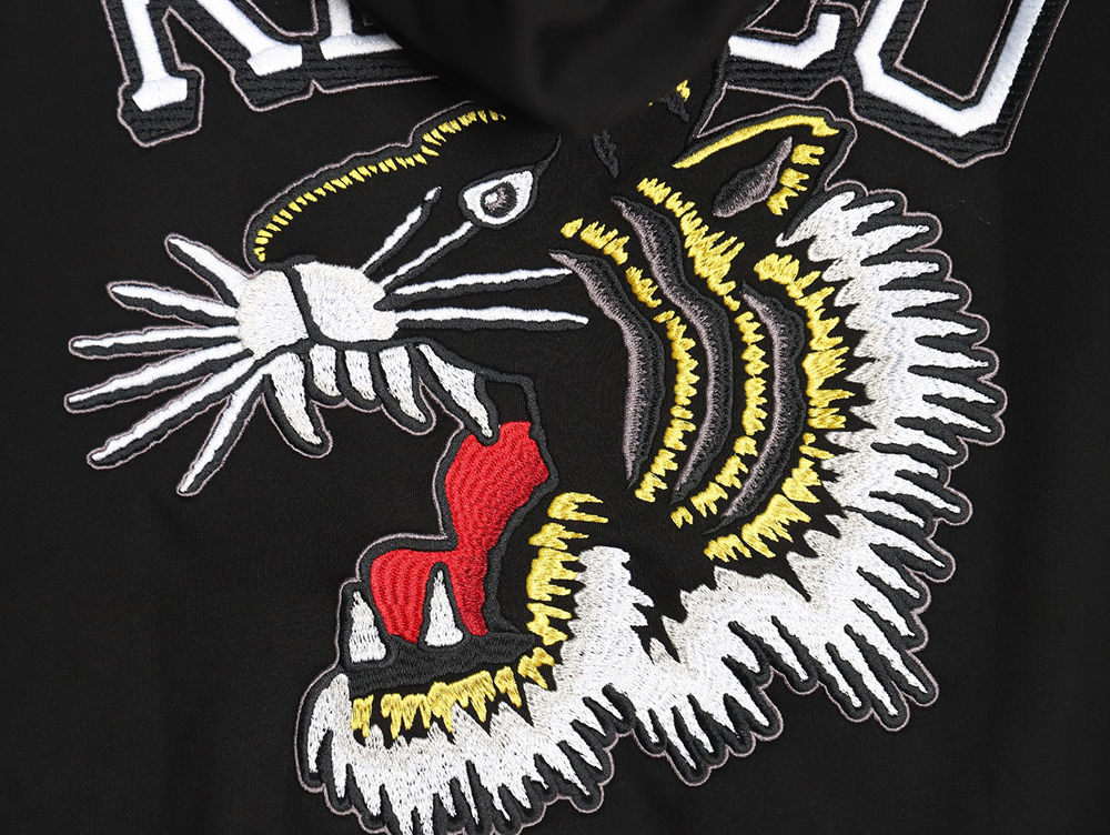 Kenzo Tiger Head Embroidered Hoodie