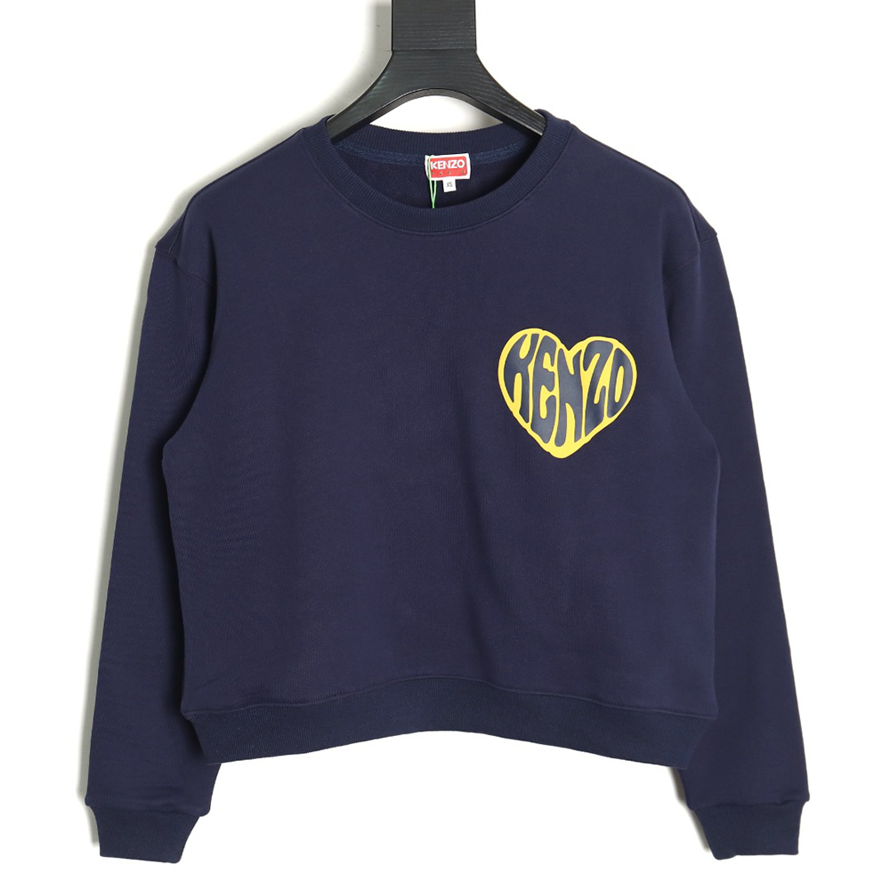 Kenzo Women's Heart-shaped Long Sleeve Sweatshirt