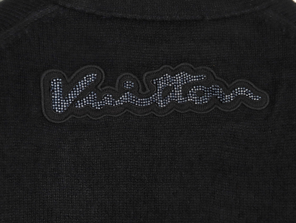 Louis Vuitton Portrait Embroidered Knitted Cardigan