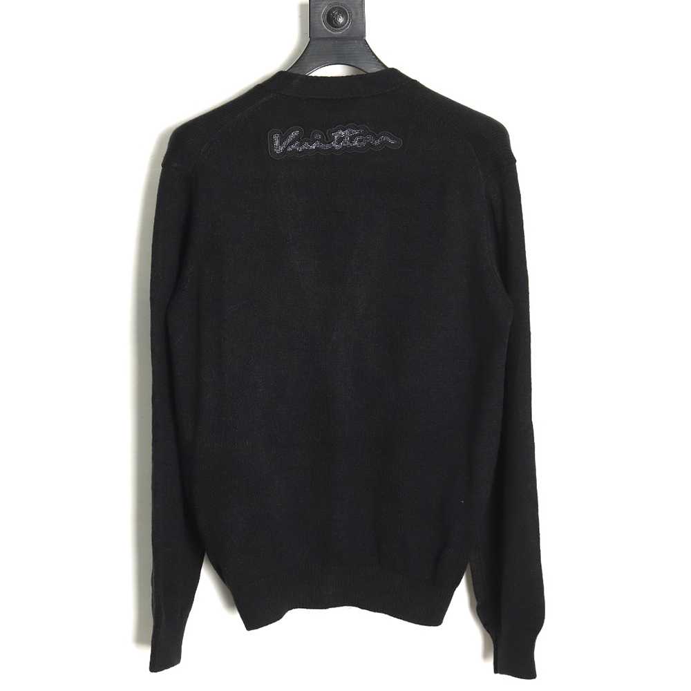 Louis Vuitton Portrait Embroidered Knitted Cardigan