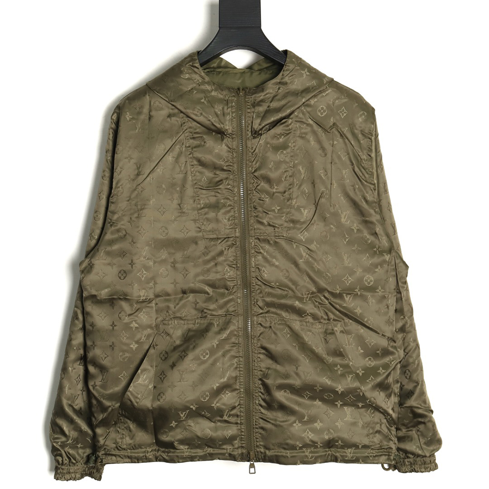 Louis Vuitton Double-sided Jacket with Jacquard Pattern