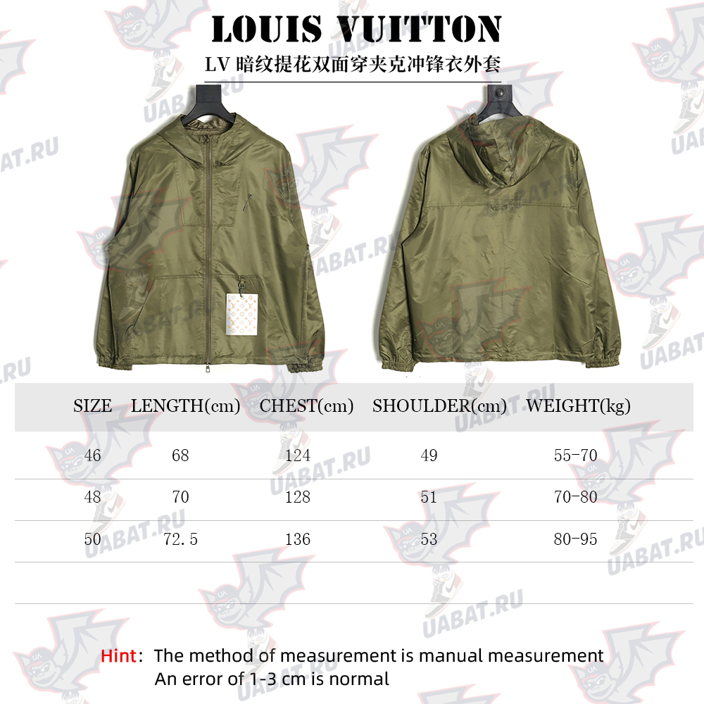 Louis Vuitton Double-sided Jacket with Jacquard Pattern