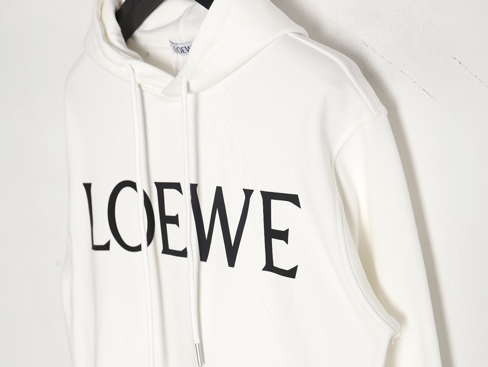 Loewe Large Letter Print Hooded Sweatshirt