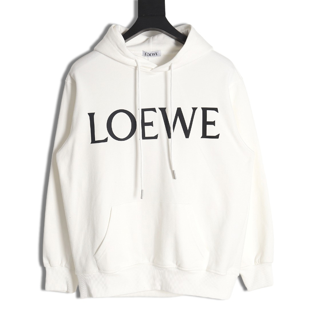 Loewe Large Letter Print Hooded Sweatshirt