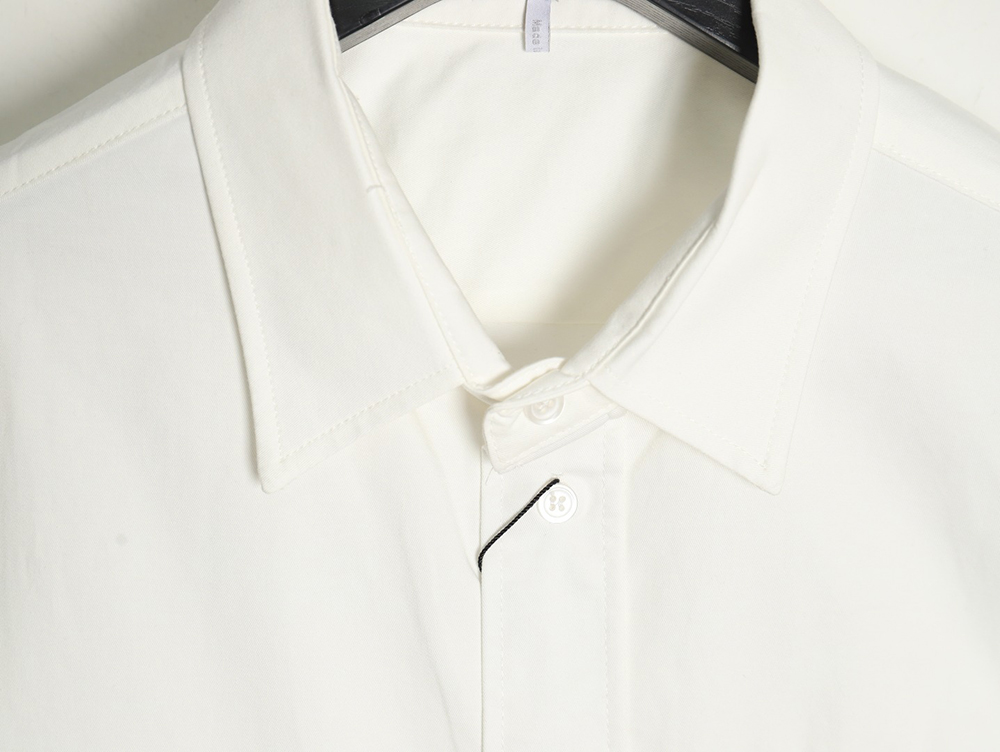 Loewe tricolor embroidered long-sleeved shirt