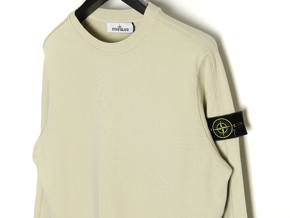 Stone Island Classic Sleeve Badge Round Neck Sweatshirt TSK1