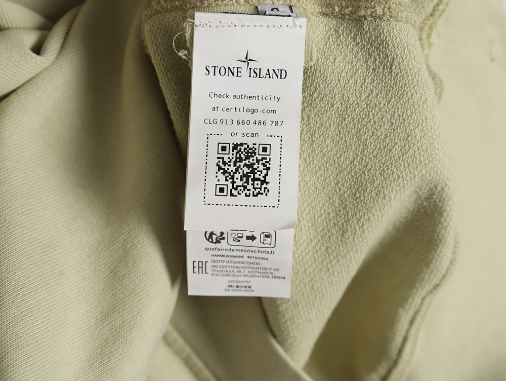 Stone Island Classic Sleeve Badge Round Neck Sweatshirt TSK1