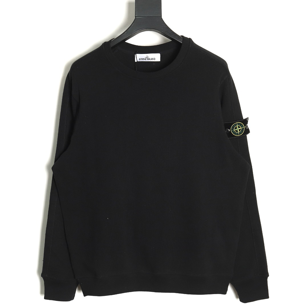 Stone Island Classic Sleeve Badge Round Neck Sweatshirt TSK2