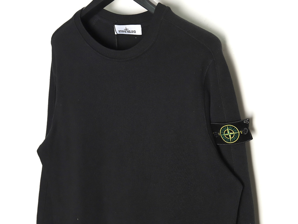 Stone Island Classic Sleeve Badge Round Neck Sweatshirt TSK2