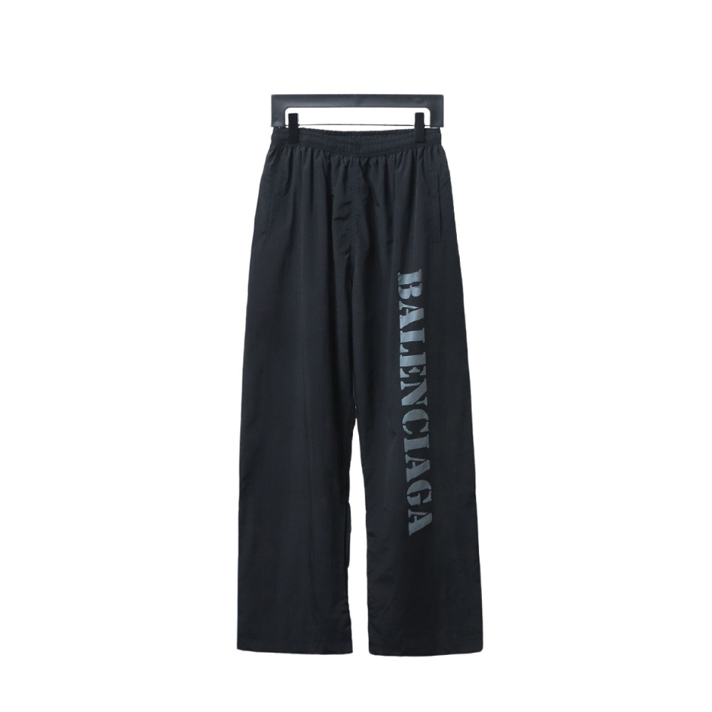 Balenciaga Blurred Lettering Printed Tracksuit Pants