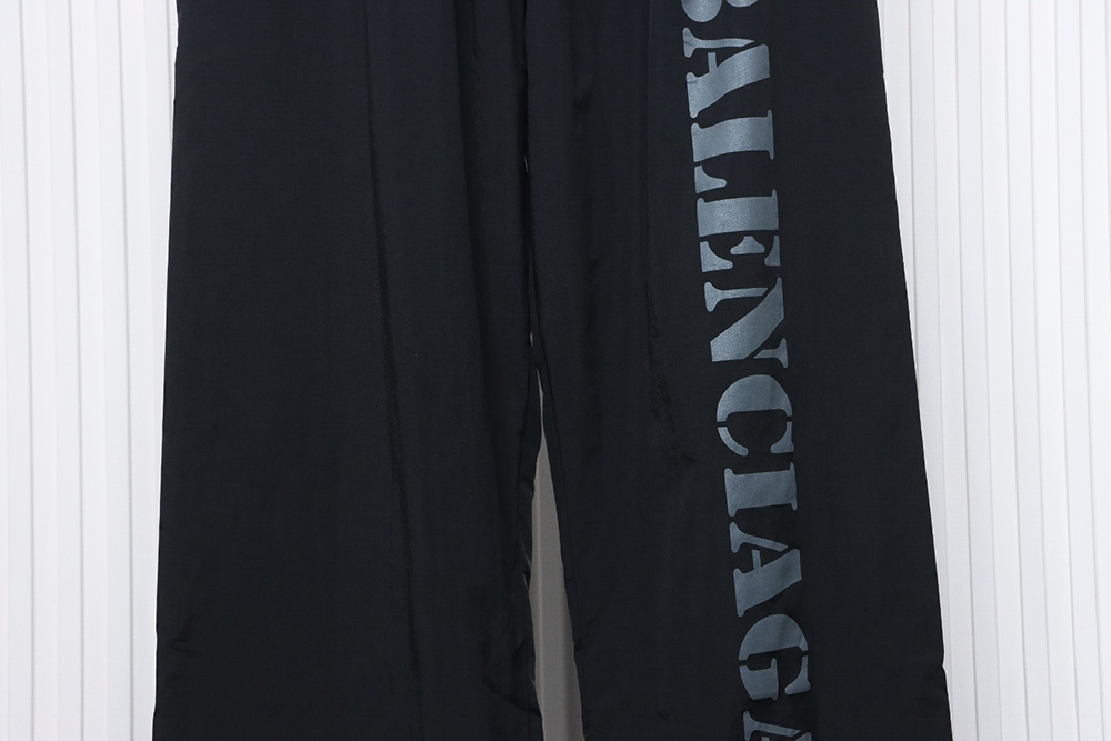 Balenciaga Blurred Lettering Printed Tracksuit Pants