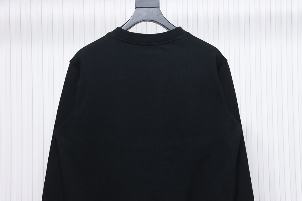 Dior safety pin embroidered crew neck sweatshirt