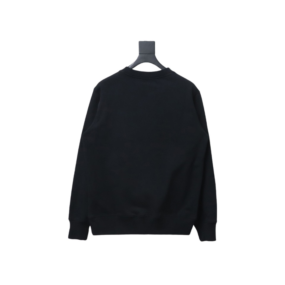 Dior safety pin embroidered crew neck sweatshirt