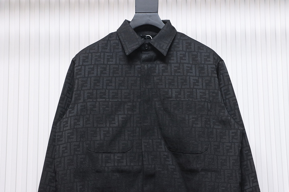 Fendi FF print long-sleeved shirt jacket