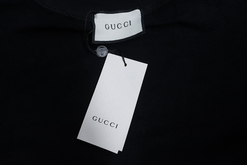 Gucci & Balenciaga Joint Graffiti Letters Printed Round Neck Sweatshirt