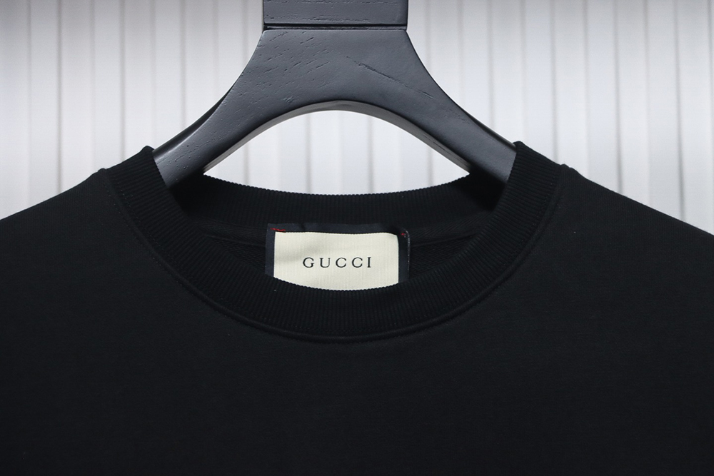 Gucci Ink Splash Double G Crew Neck Sweatshirt