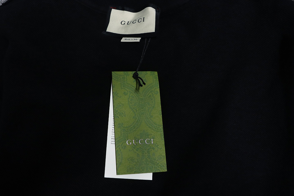 Gucci Ink Splash Double G Crew Neck Sweatshirt