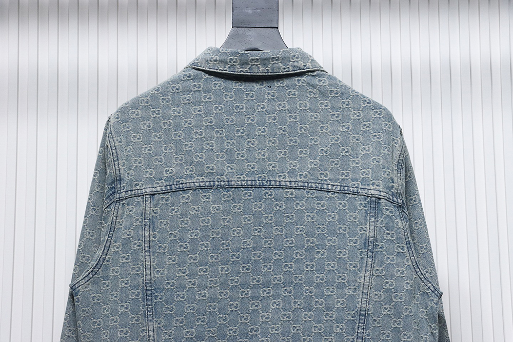 Gucci Double G jacquard denim jacket