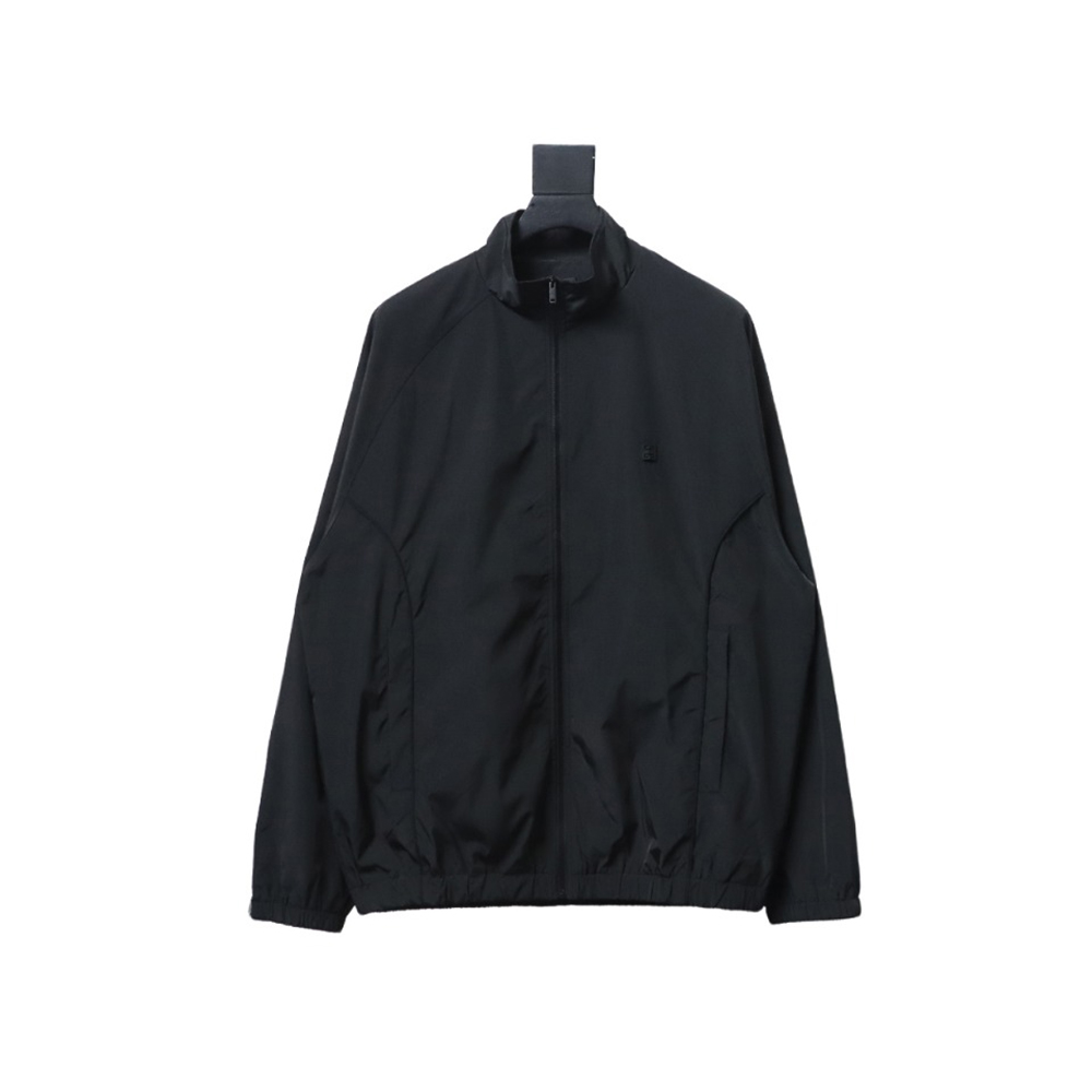 Givenchy smiley face zip-up jacket