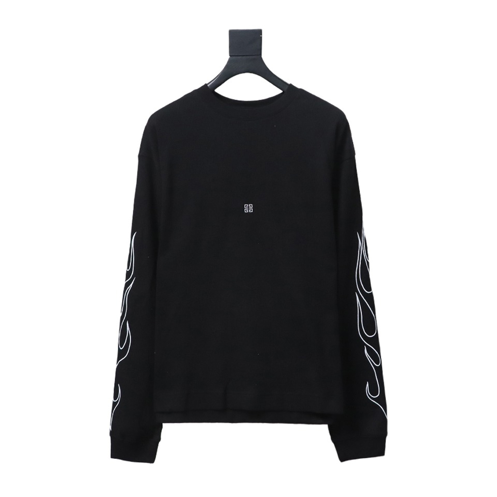 Givenchy Dragon Year Limited Edition Waffle Long Sleeve T-shirt