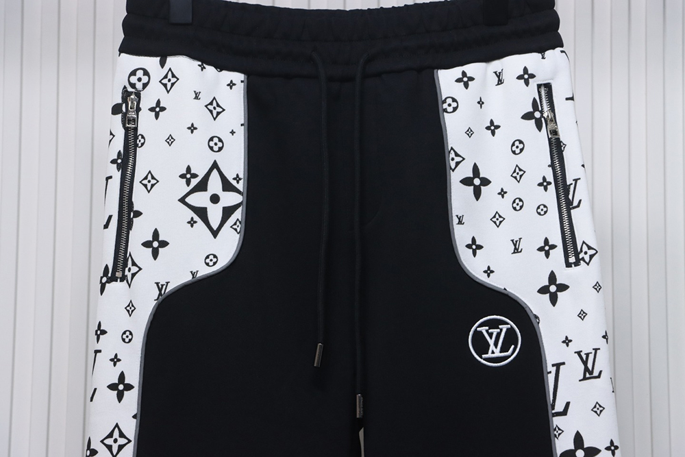 Louis Vuitton logo pocket zip-up trousers