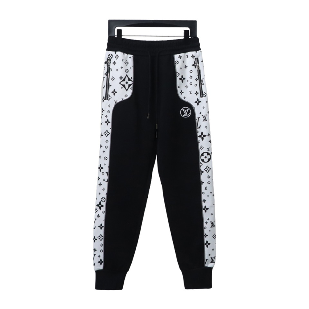 Louis Vuitton logo pocket zip-up trousers