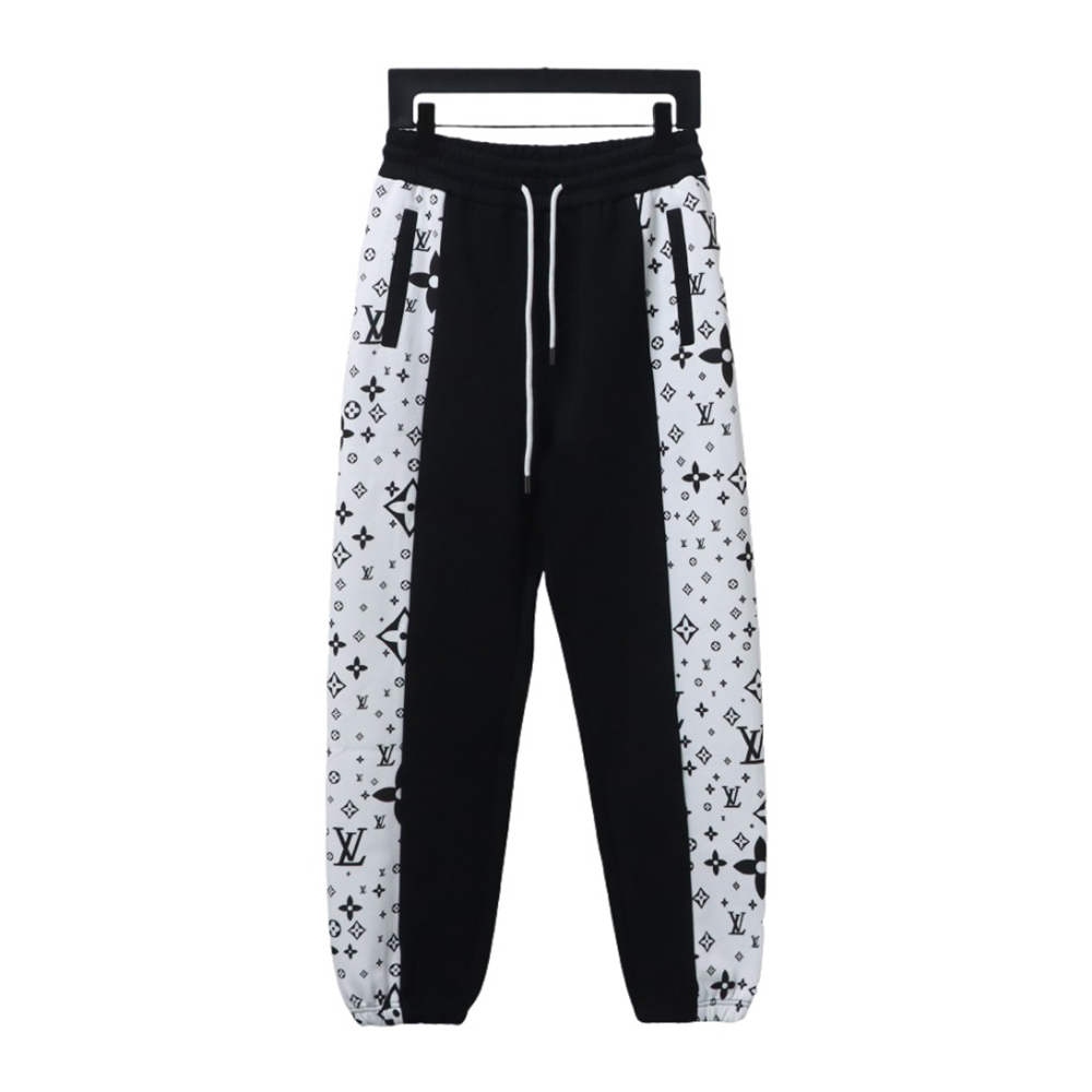 LouisVuitton Side Monogram Logo Pants