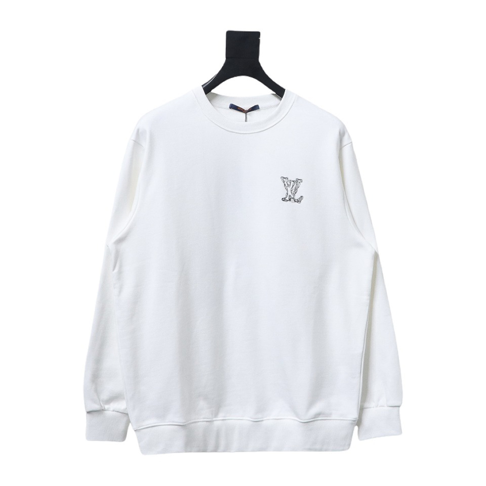 Louis Vuitton embroidered logo crew neck sweatshirt