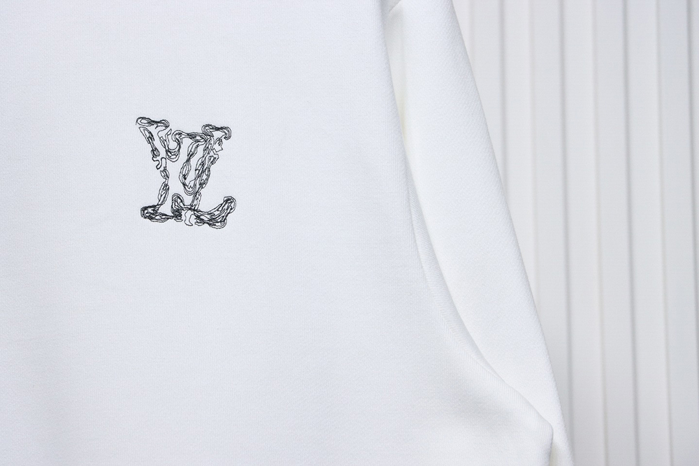 Louis Vuitton embroidered logo crew neck sweatshirt