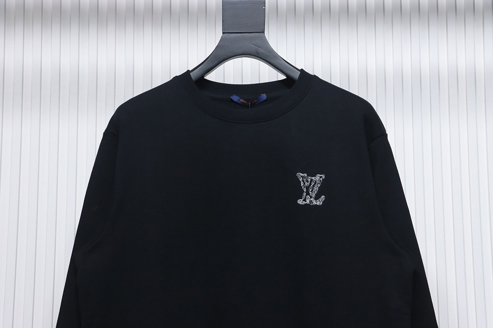 Louis Vuitton embroidered logo crew neck sweatshirt TSK1