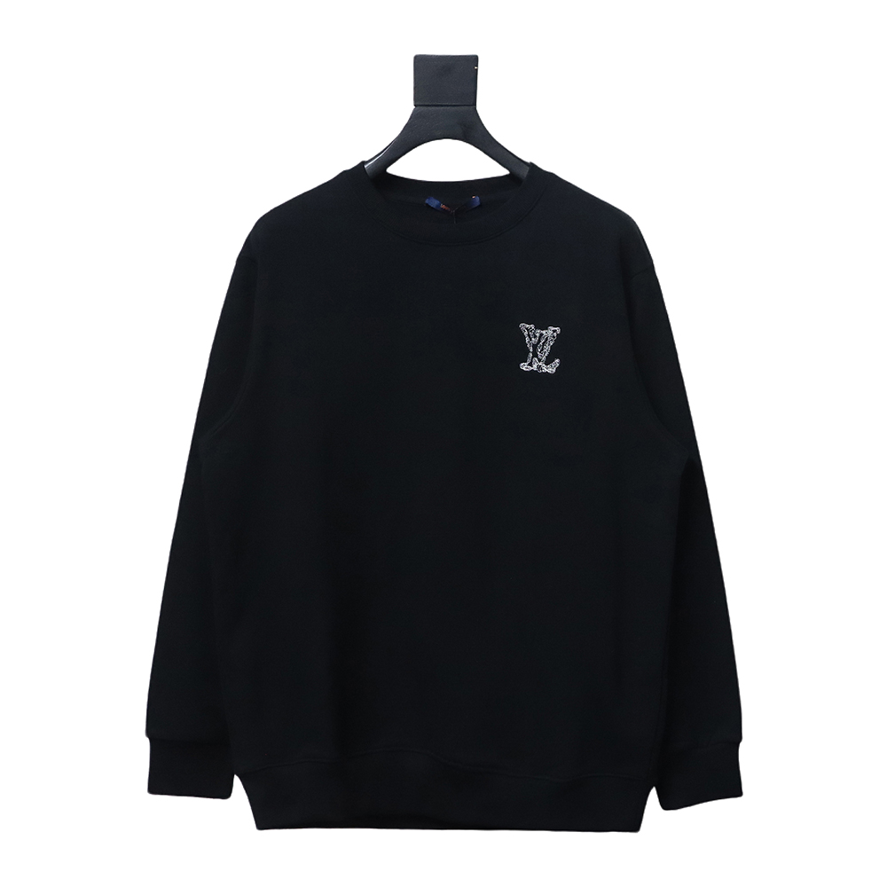 Louis Vuitton embroidered logo crew neck sweatshirt TSK1