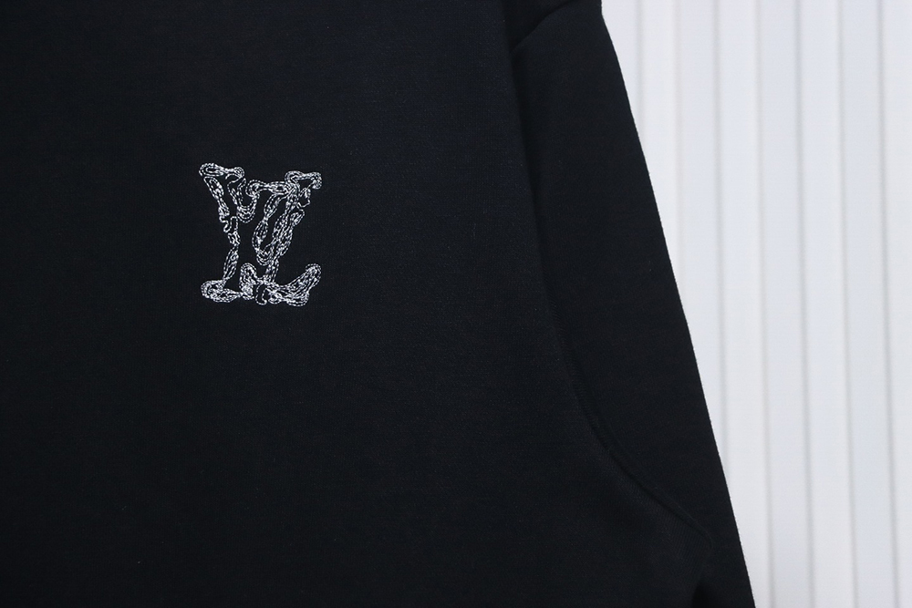 Louis Vuitton embroidered logo crew neck sweatshirt TSK1