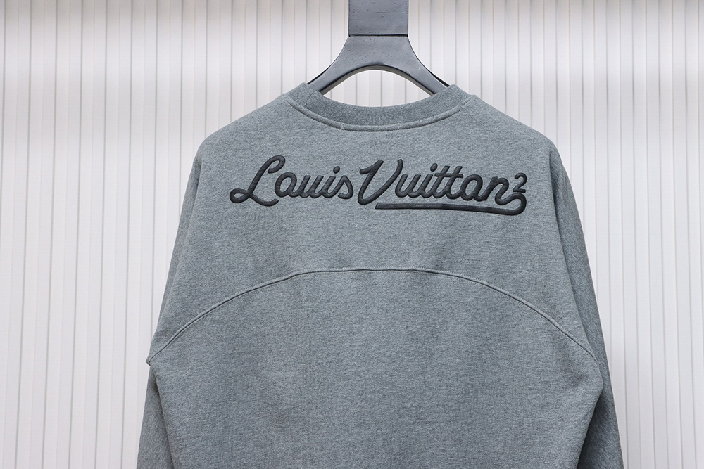 Louis Vuitton & Nigo co-branded heart foam print round neck sweatshirt