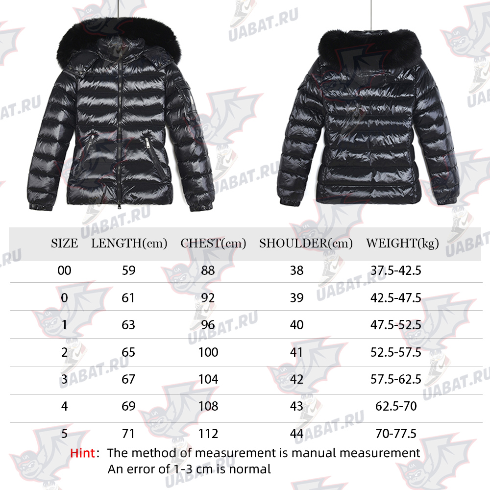 Moncler Classic Slim Fit Fox Fur Collar