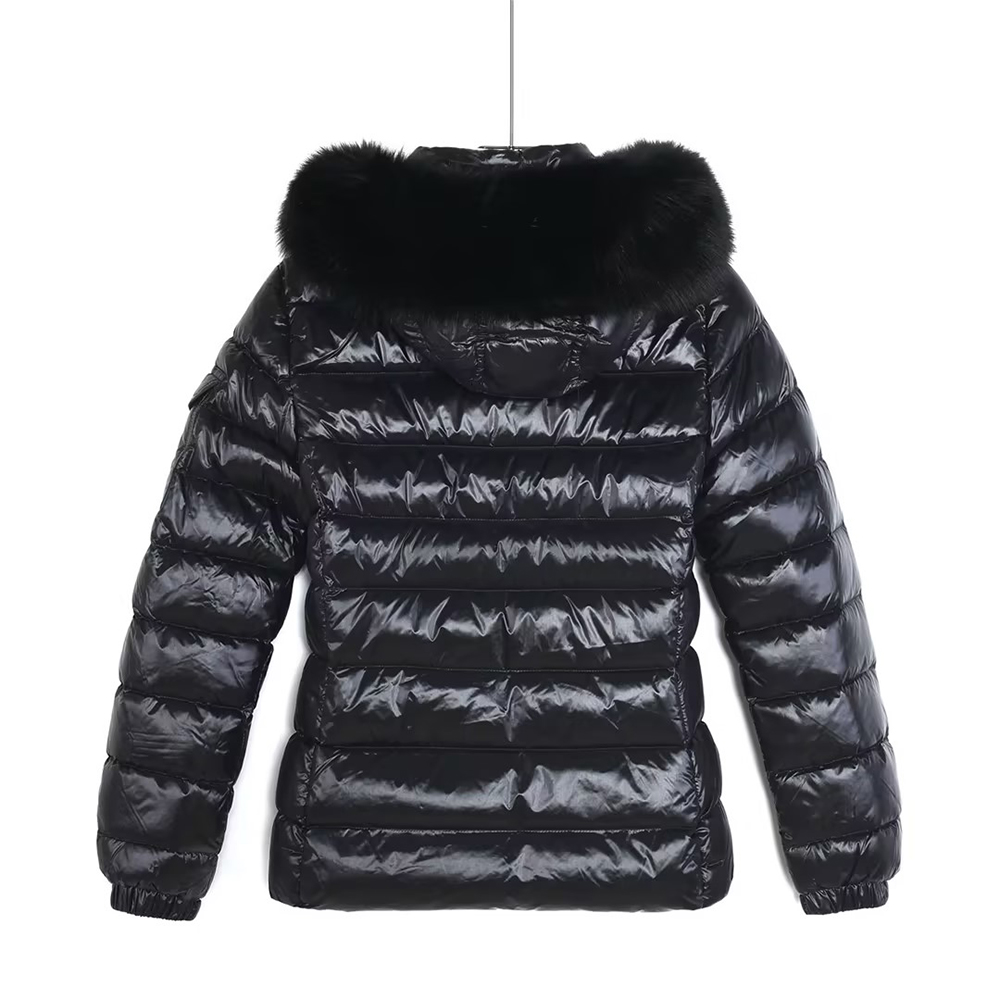 Moncler Classic Slim Fit Fox Fur Collar