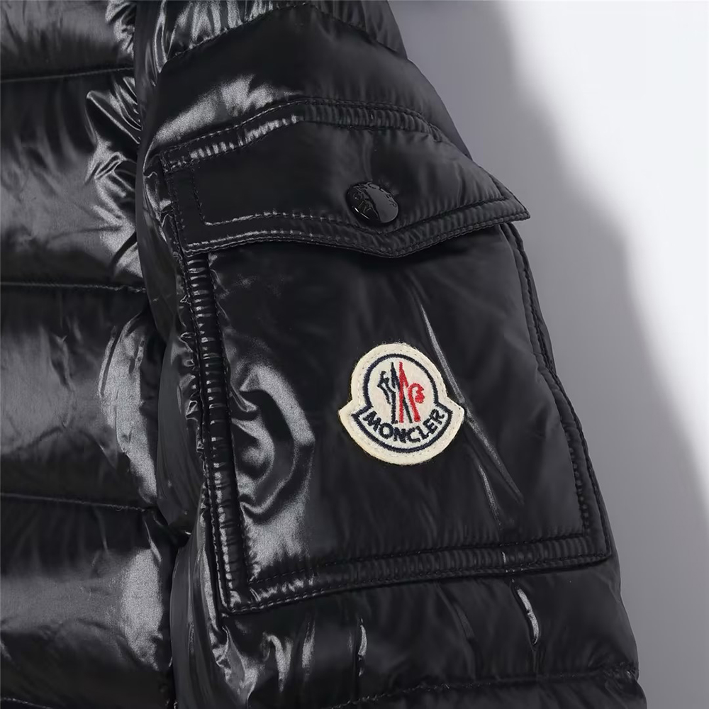 Moncler Classic Slim Fit Fox Fur Collar