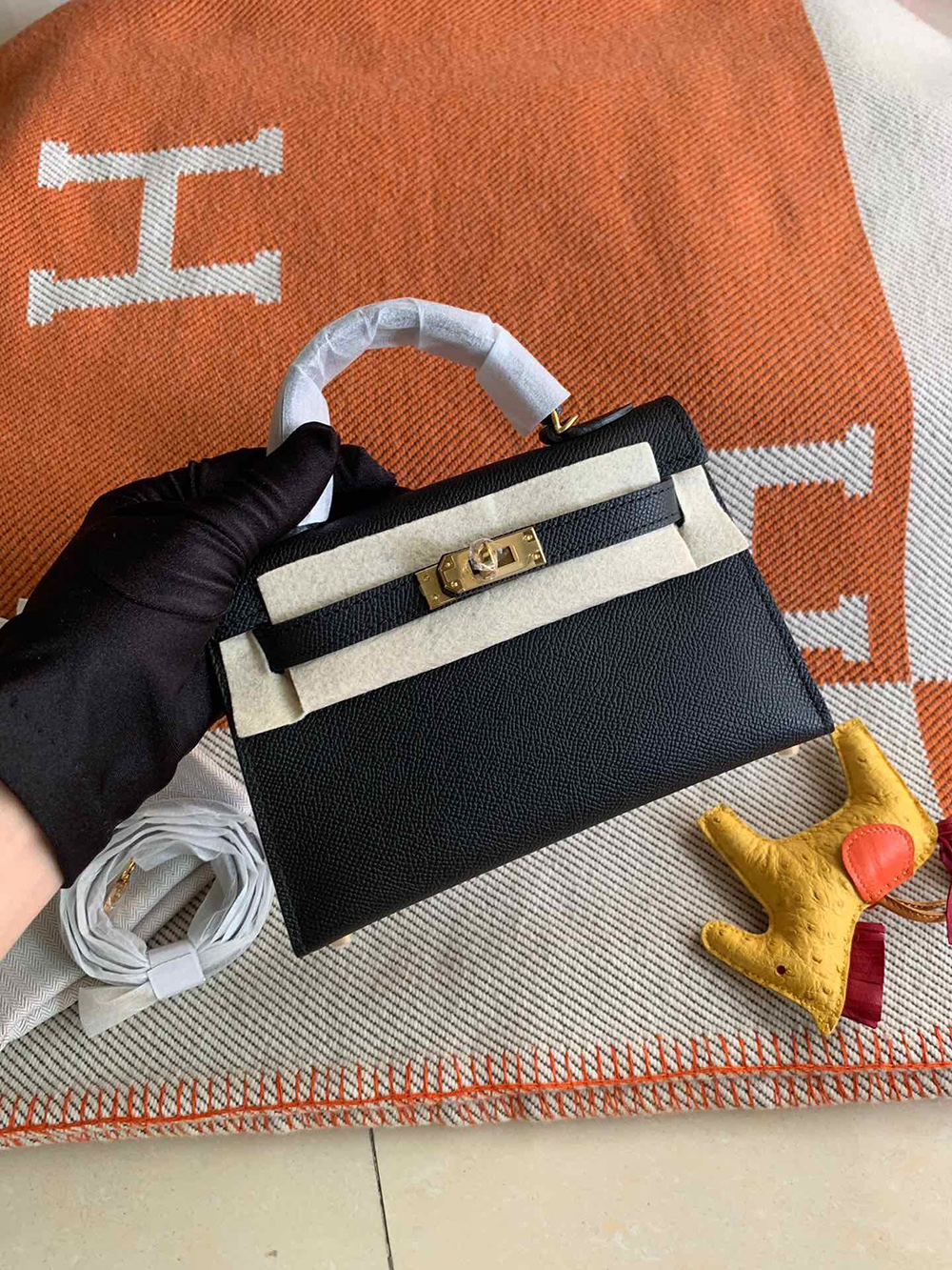 Hermes Kelly Mini II Bags 4E1659 19*6*12cm